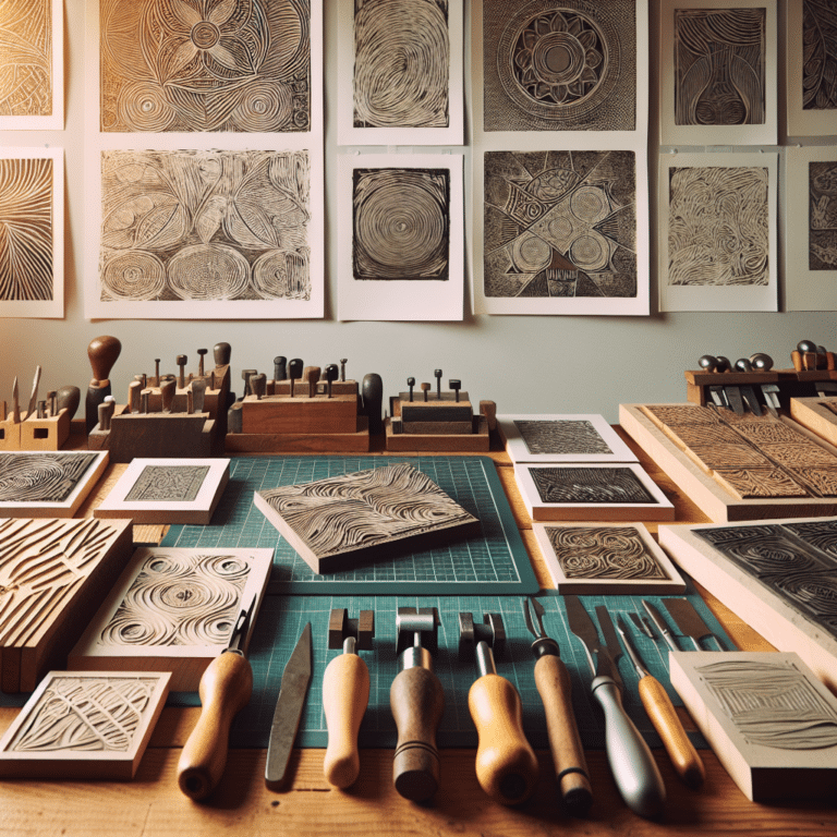 Safely Handling Linocut Cutting Tools