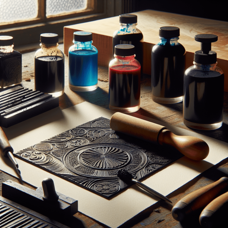 Choosing the Right Ink for Linocut Printing