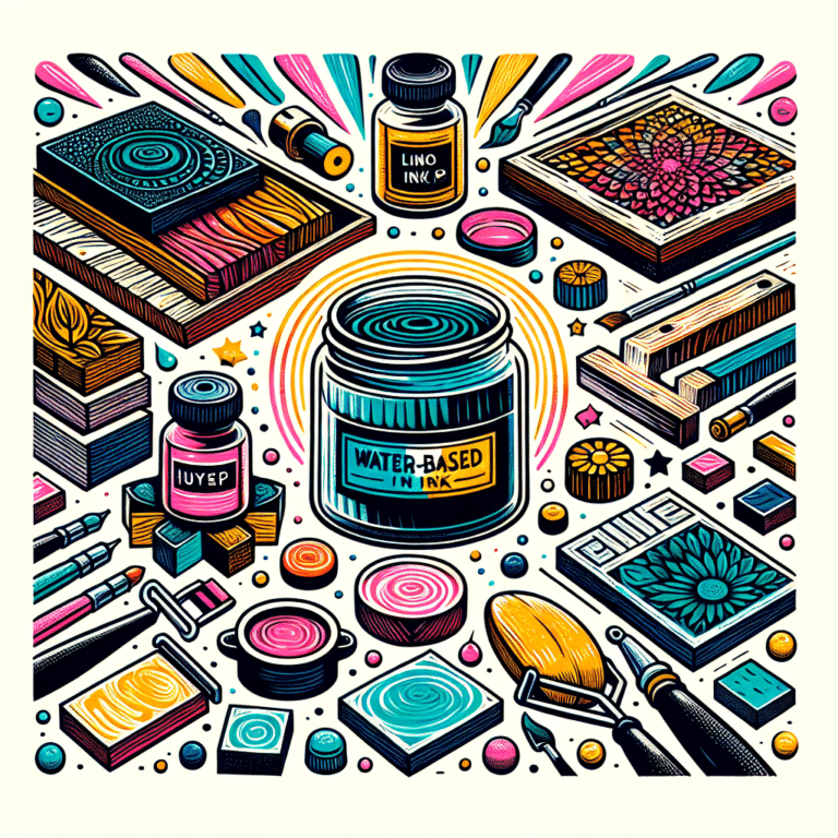 Advantages of Using Water-Based Ink for Linocut