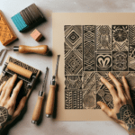 Creating Repeat Patterns with Linocut