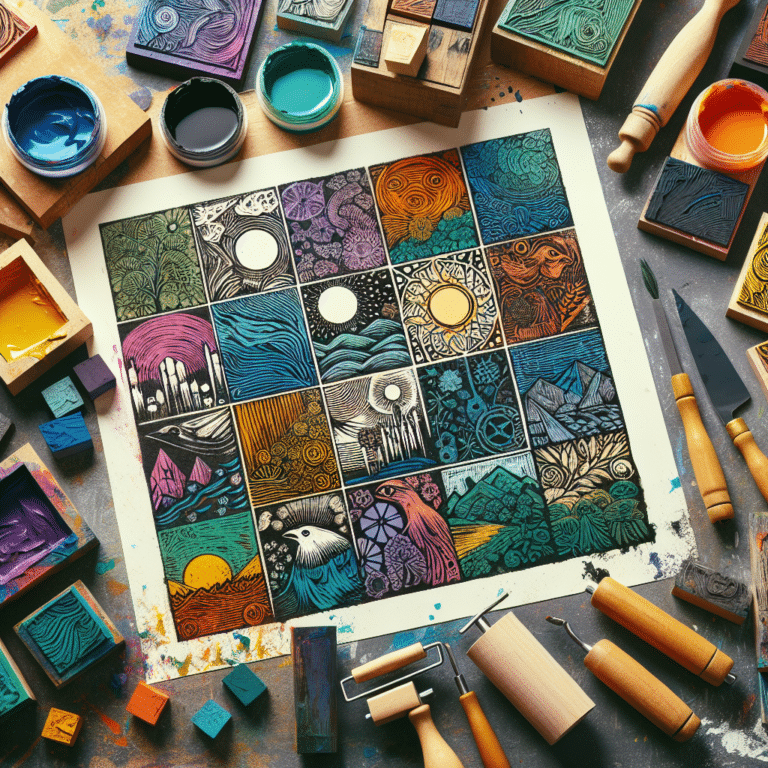 Exploring the Diverse World of Oil-based Linocut Inks