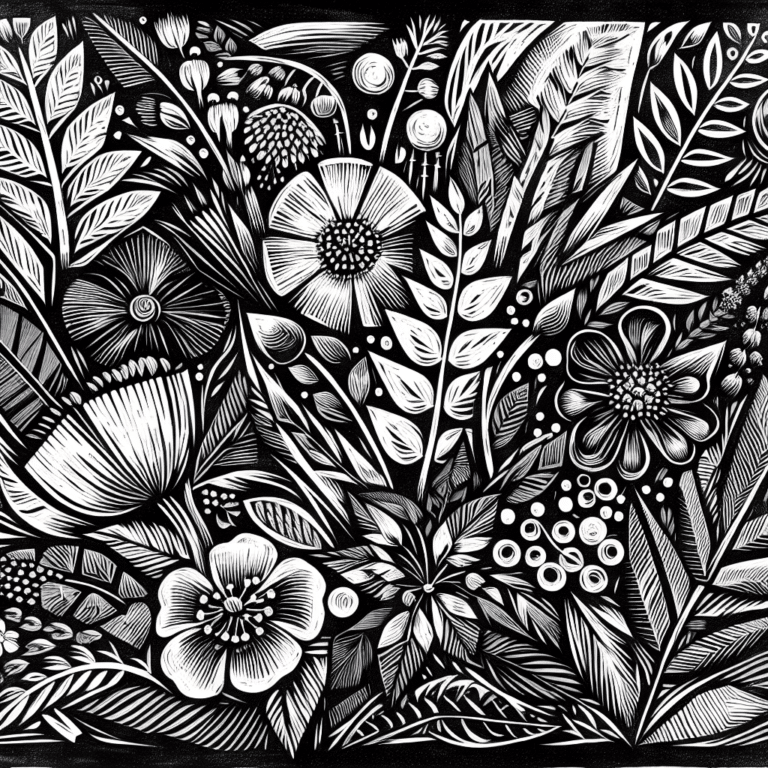 Botanical Linocut Print Projects