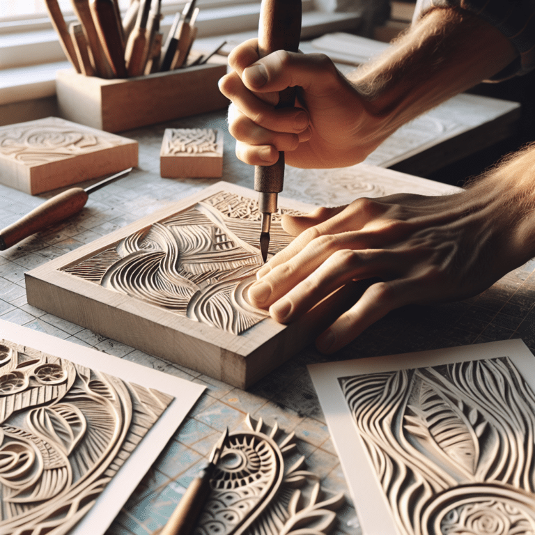 Linocut Relief Carving Tutorials