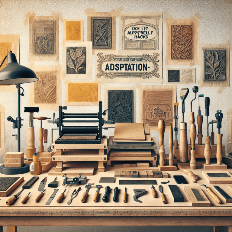 DIY Printmaking Tool Hacks".