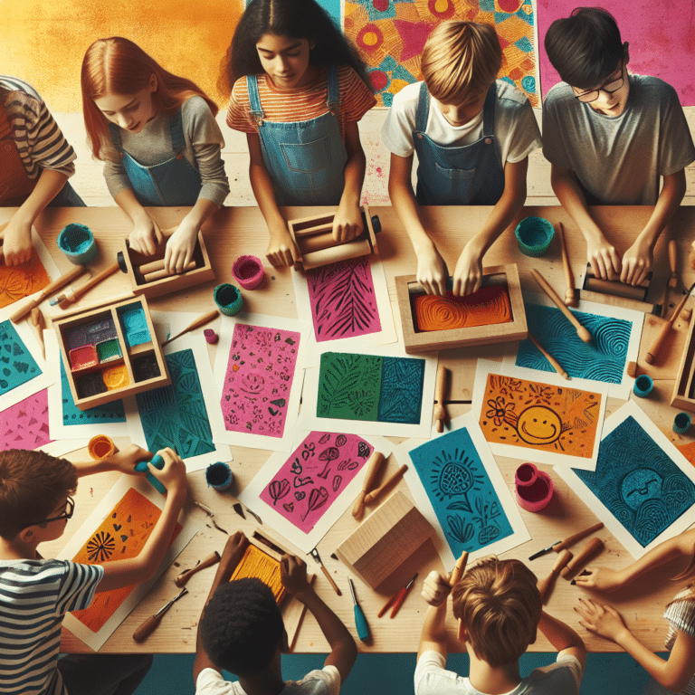 Lino Printing Ideas for Kids