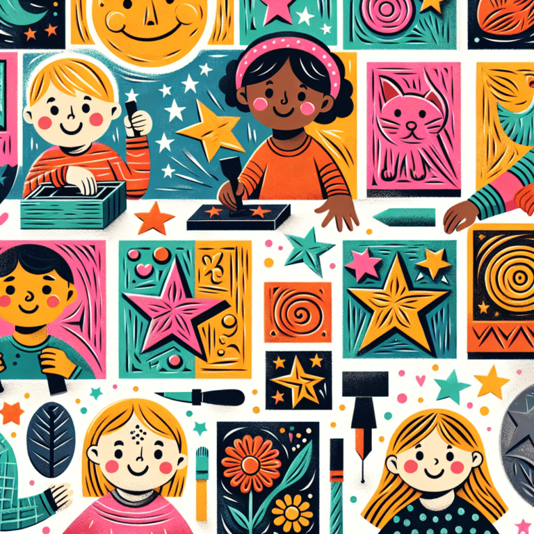 Lino Printing Ideas for Kids