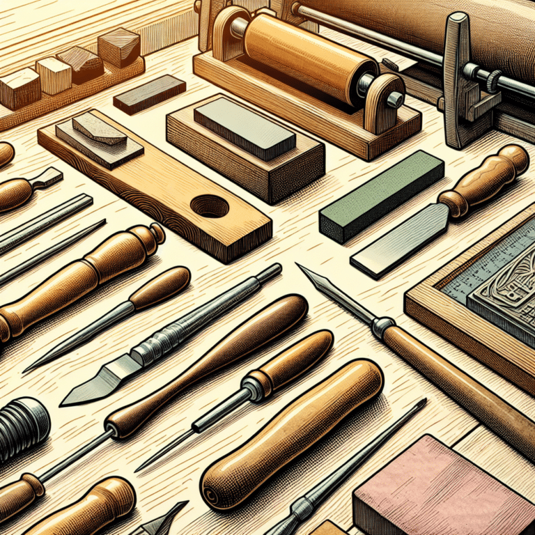 How to Sharpen Linocut Tools
