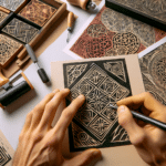 Creating Repeat Patterns with Linocut