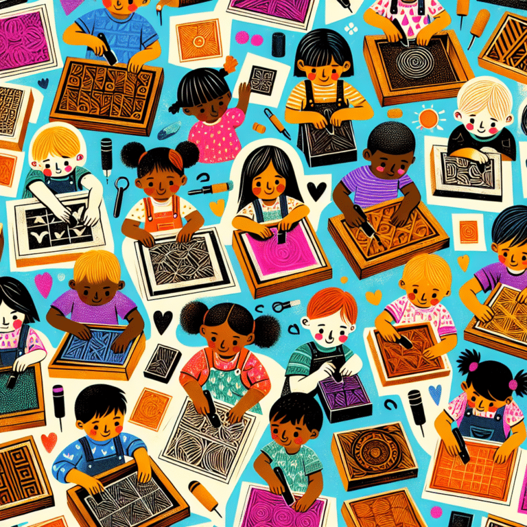 Lino Printing Ideas for Kids