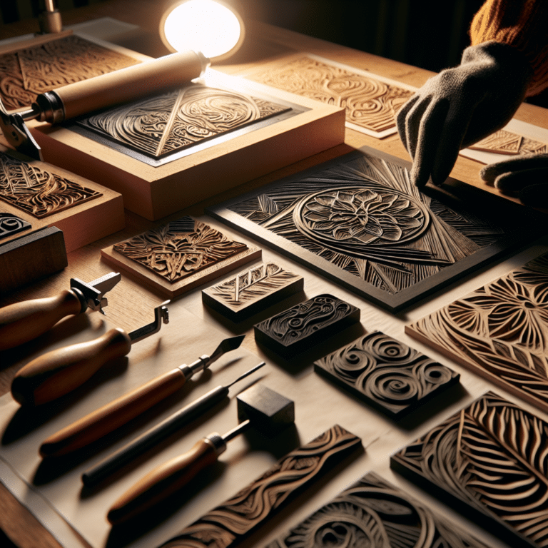 How to Carve Detailed Linocut Designs