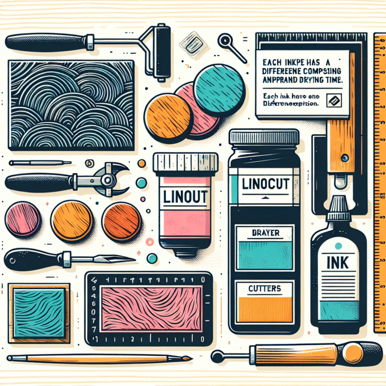 Beginner's Guide to Linocut Ink Types