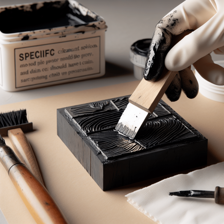 Proper Cleaning Techniques for Ink-Soaked Linocut Blocks