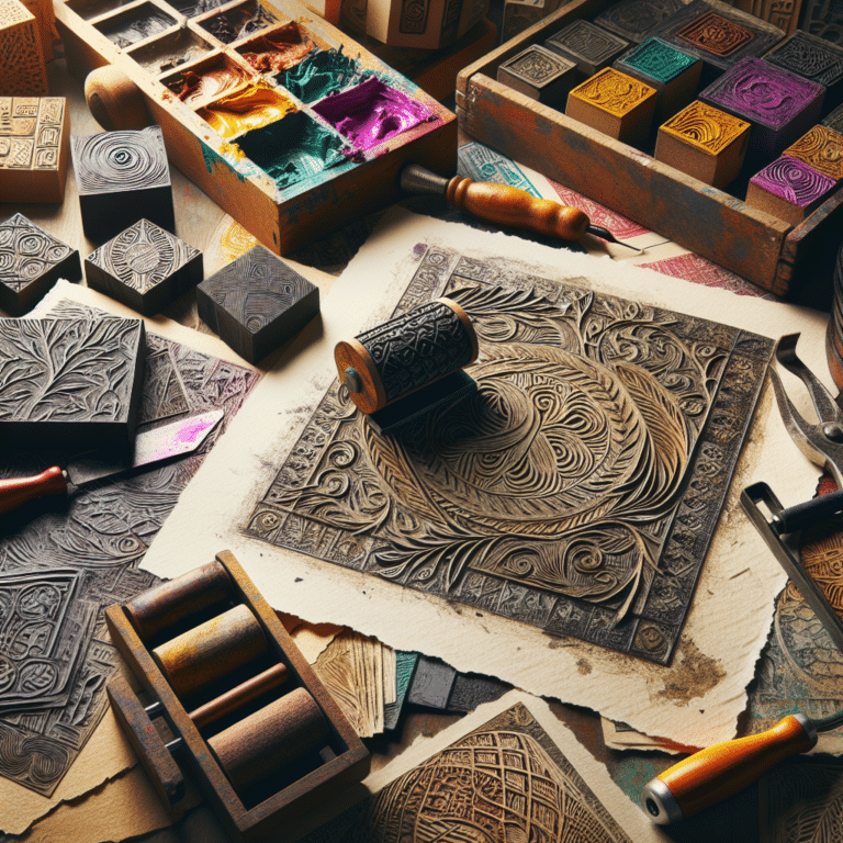 Adventures in Textured Papers: Linocut Printing Edition