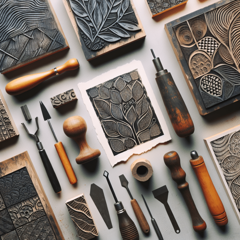 Creating Textures with Linocut Carving