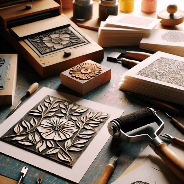 Creating Greeting Cards with Linocut