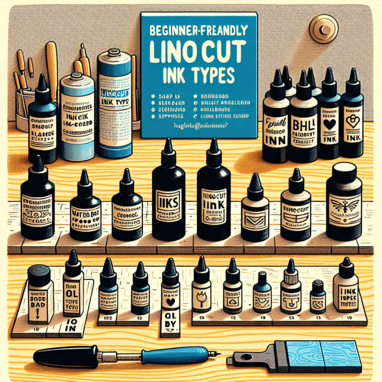 A Guide to Beginner-Friendly Linocut Ink Types