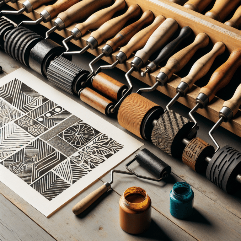 Inking Rollers for Linocut Prints: A Comparative Study