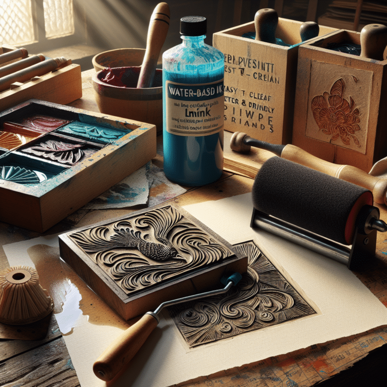 The Benefits of Water-Based Ink for Linocuts