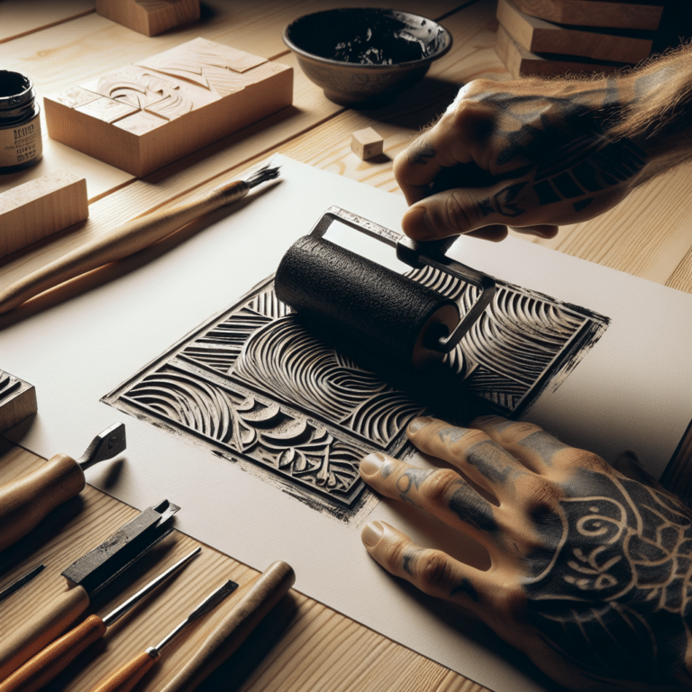 Top Tips for Inking Linocut Blocks