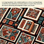 Linocut Patterns for Notebooks